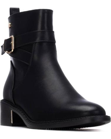 XTI BOTAS VESTIR MUJER BASIC 130567 01 BOTIN CORREA HEBILLA CUEL NEGRO