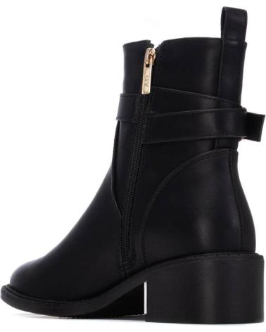 XTI BOTAS VESTIR MUJER BASIC 130567 01 BOTIN CORREA HEBILLA CUEL NEGRO