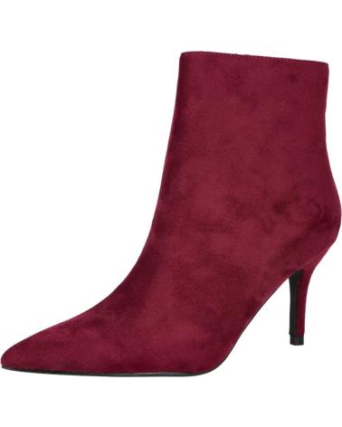 L&R SHOES G15 BOTTINES À TALON HAUT BORDEAUX BURDEOS