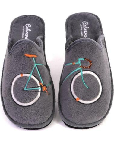 CABRERA PANTOFOLE MODELLO 2936 - GRIGIO CONFORTEVOLE GRIS