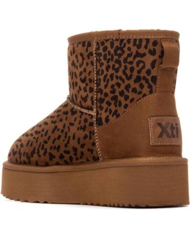 XTI LEOPARD PRINT ANKLE BOOT FOR WOMEN, MODEL 144441 LEOPARDO
