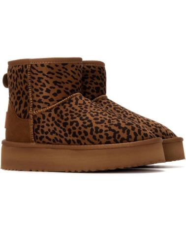 XTI LEOPARD PRINT ANKLE BOOT FOR WOMEN, MODEL 144441 LEOPARDO
