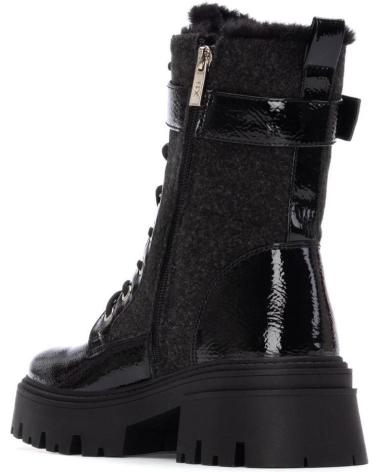 XTI 144669 BLACK ANKLE BOOTS WITH TRACK SOLE NEGRO