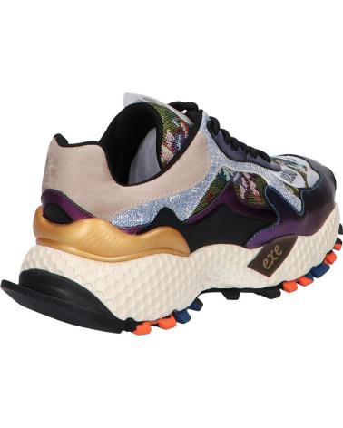 TÊNIS EXE 3020-2 COURO AZUL DENIM LEATHER BLUE DENIM