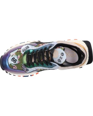 TÊNIS EXE 3020-2 COURO AZUL DENIM LEATHER BLUE DENIM