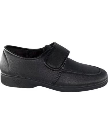 SEVILLAS ZAPATO CONFORT T0796 CON CIERRE DE VELCRO NEGRO