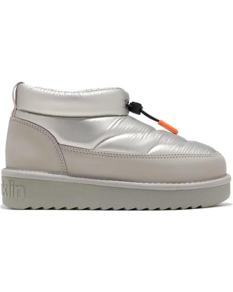 D. FRANKLIN BOTINES PLANOS DFSH370016 PLATA PLATEADO