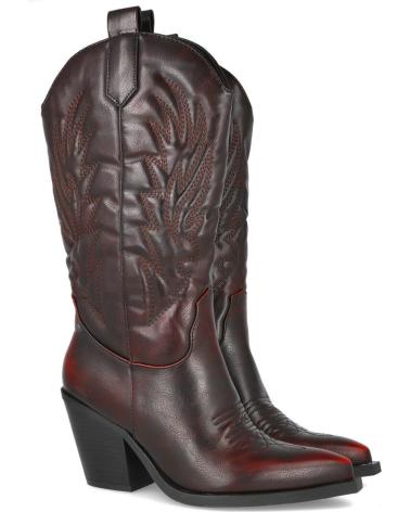 BOTTES COWBOY L&R SHOES 7637A BORDEAUX BURDEOS