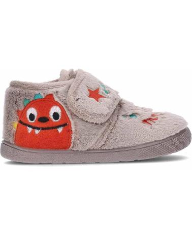 VUL-LADI 7190 PANTUFLAS FLEXIBLES NÍQUEL CON DISEÑO MONSTRUO NIQUEL