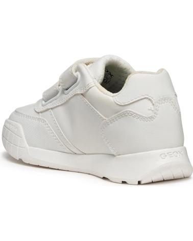 ZAPATILLAS COLEGIALES UNISEX GEOX J56NEA J RANN-E BLANCAS WHITE