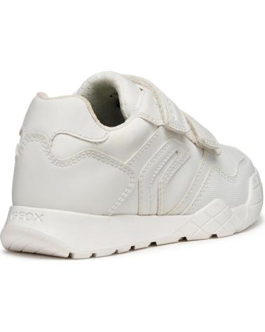 ZAPATILLAS COLEGIALES UNISEX GEOX J56NEA J RANN-E BLANCAS WHITE