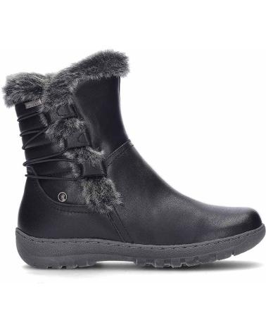 CORONEL TAPIOCCA BOTAS T711 IMPERMEABLES NEGRAS CON FORRO DE PELO NEGRO