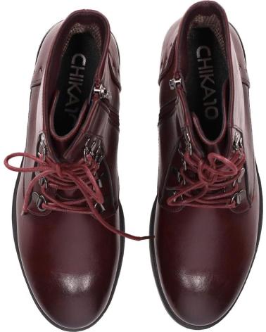 STIVALETTO MILITARE CHIKA10 BLOSSOM 34 VINO CON LACCI VINO-WINE