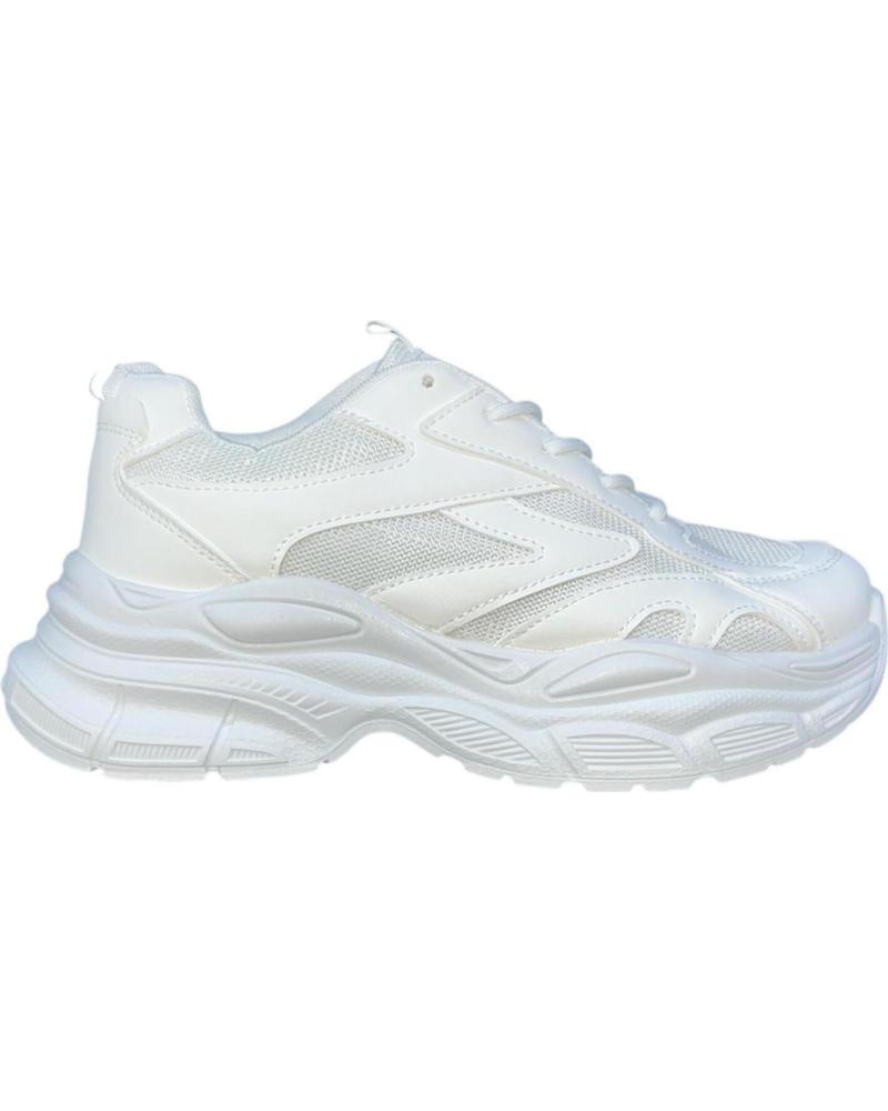 CALZADOMANIA DEPORTIVA PISO ANCHO BLANCO