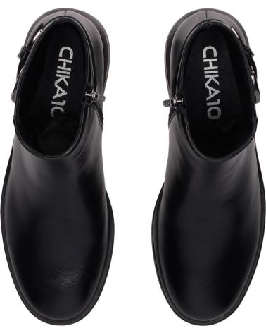 CHIKA10 CHIKA 10 BOTIN TACON MEDIO PARA MUJER DANKI 04 COLOR NEGRO