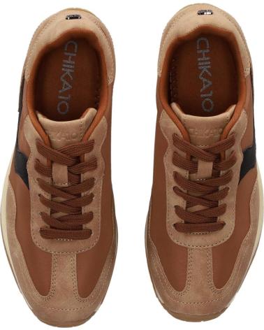 CHIKA10 LEONORA 01 - BRAUNE FREIZEITSCHUHE MARRON-BROWN