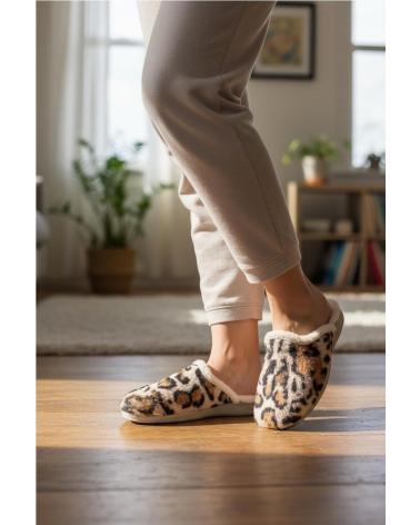 CALZADOMANIA ZAPATILLA LEOPARDO CAMEL