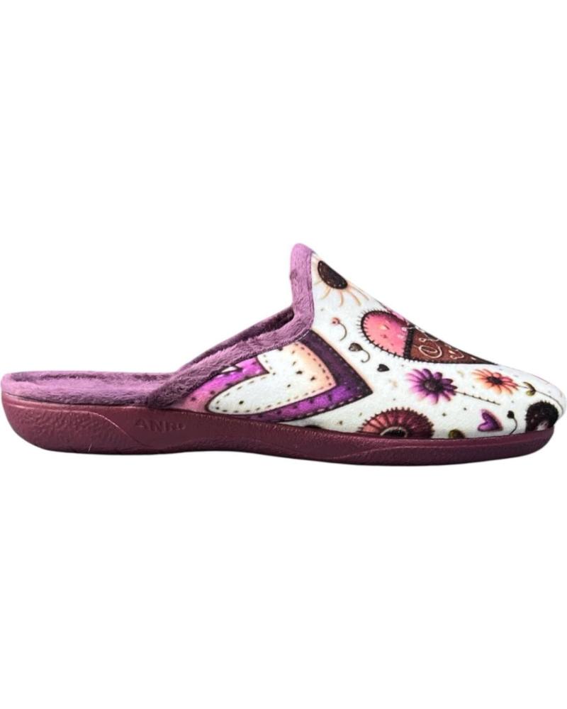 CALZADOMANIA ZAPATILLA SERIGRAFIAS MALVA