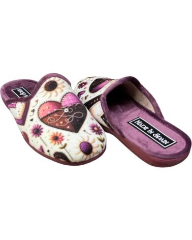 CALZADOMANIA ZAPATILLA SERIGRAFIAS MALVA