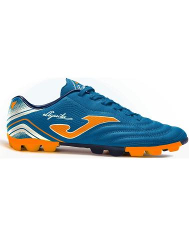 CHAUSSURES DE FOOTBALL JOMA TOLEDO JR CRAMPONS MULTIPLES POUR ENFANT 2204 HARD GROUND BLEU ORANGE AZUL NARANJA