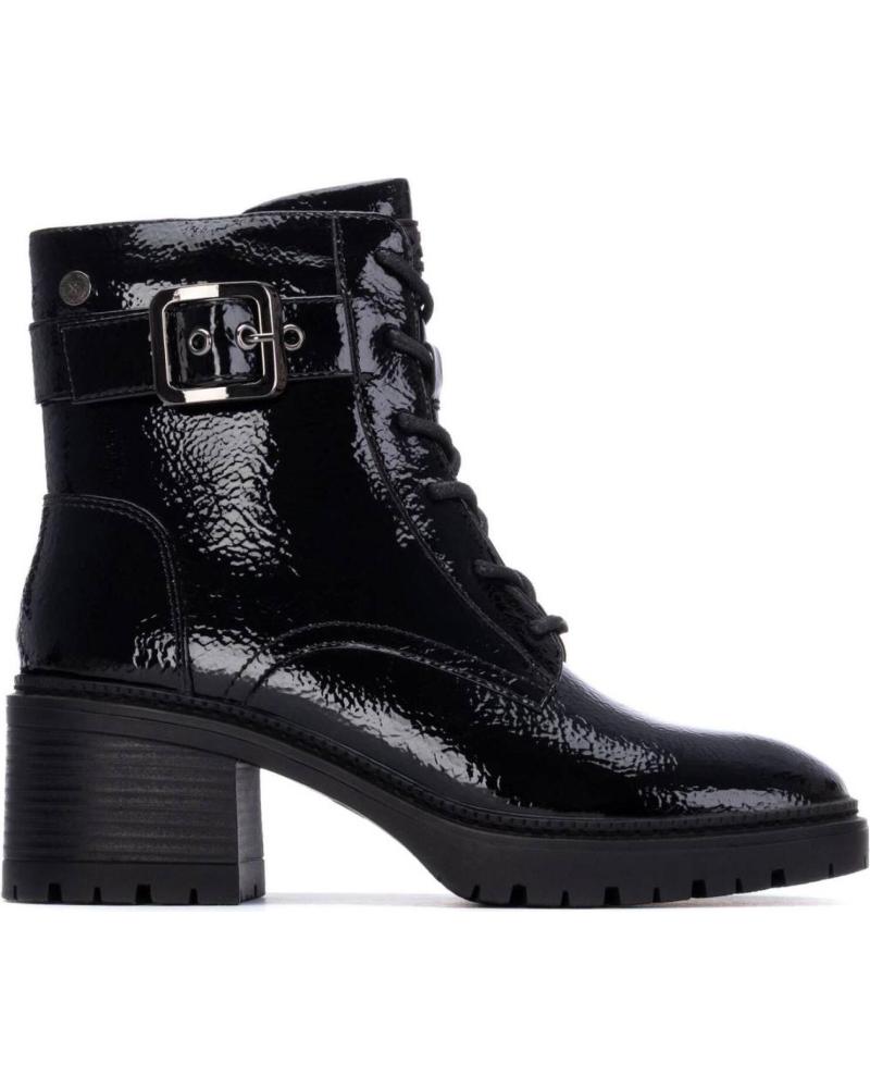 STIVALETTO XTI 144275 NERO EFFETTO VERNICE CON FIBBIA NEGRO