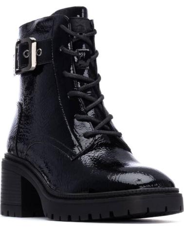 STIVALETTO XTI 144275 NERO EFFETTO VERNICE CON FIBBIA NEGRO