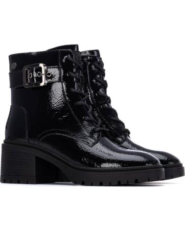 STIVALETTO XTI 144275 NERO EFFETTO VERNICE CON FIBBIA NEGRO