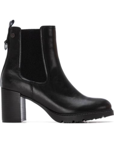 STIVALETTI CHELSEA XTI 144299 NERI CON ELASTICI LATERALI E TACCO LARGO NEGRO