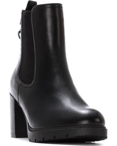 STIVALETTI CHELSEA XTI 144299 NERI CON ELASTICI LATERALI E TACCO LARGO NEGRO