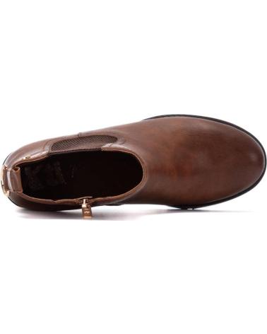 STIVALETTI CHELSEA XTI 144299 CAMMELLO CON ELASTICI LATERALI E TACCO LARGO CAMEL