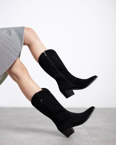 STIVALE COWBOY XTI 144308 NERO NEGRO