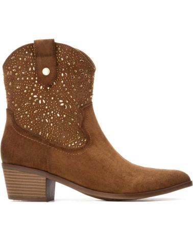 STIVALETTO COWBOY XTI 144309 CAMMELLO CON DETTAGLI TRAFORATI CAMEL