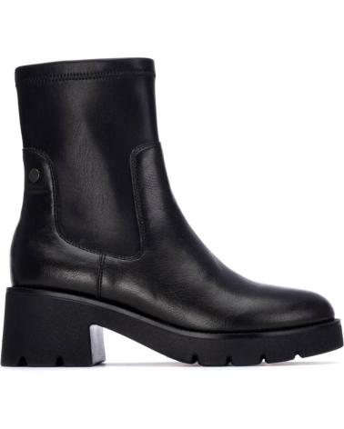 XTI BLACK PLATFORM ANKLE BOOTS MODEL 144313 NEGRO