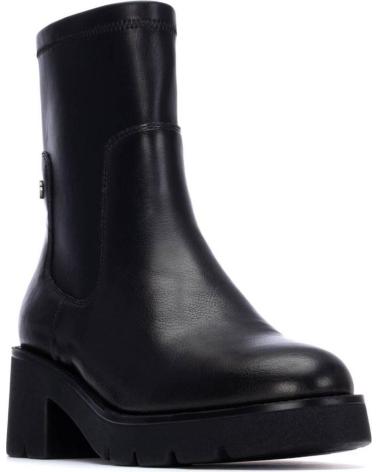 XTI BLACK PLATFORM ANKLE BOOTS MODEL 144313 NEGRO