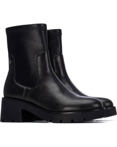 XTI BLACK PLATFORM ANKLE BOOTS MODEL 144313 NEGRO