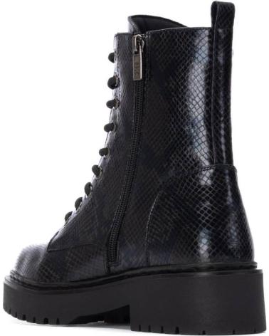 XTI 144389 BLACK MILITARY BOOTS WITH TRACK SOLE NEGRO