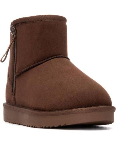 STIVALETTI BASSI XTI 144443 MARRONE CON CERNIERA LATERALE E FODERA INTERNA MARRON