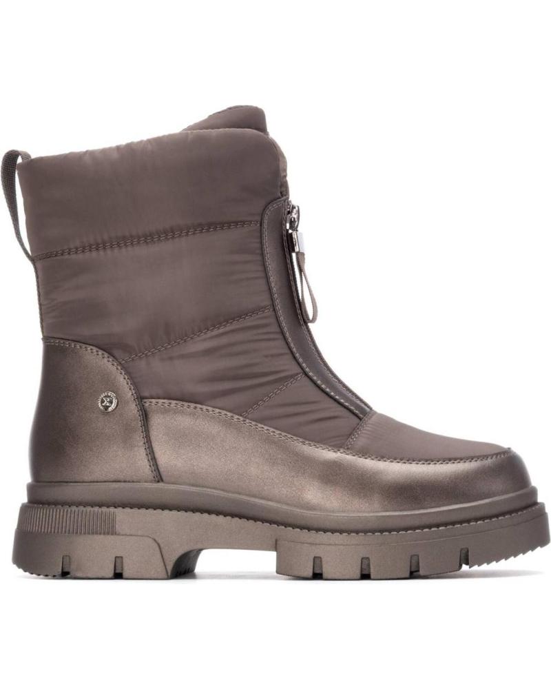 STIVALE XTI 144449 BRONZO CON CHIUSURA FRONTALE E SUOLA CARRARMATO BRONCE