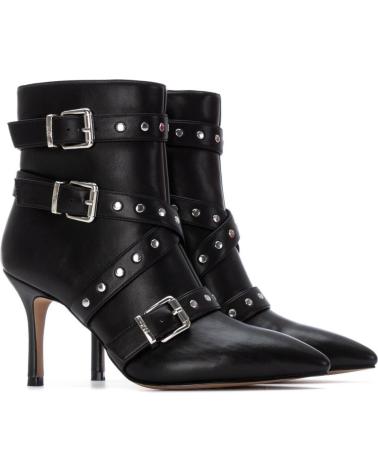 BOTÍN XTI 144649 NEGRO CON HEBILLAS Y TACHUELAS NEGRO