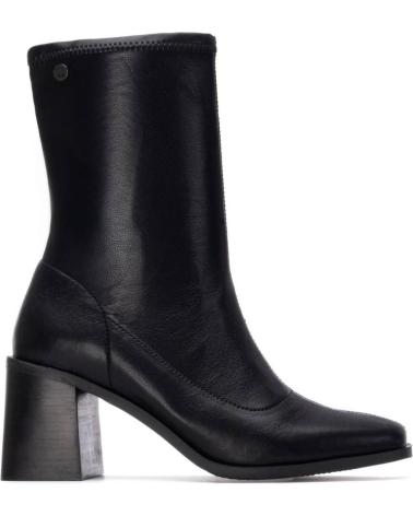 XTI BLOCK HEEL ANKLE BOOT 14471401 BLACK NEGRO