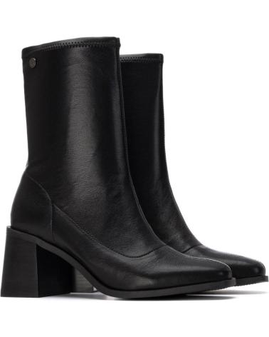XTI BLOCK HEEL ANKLE BOOT 14471401 BLACK NEGRO
