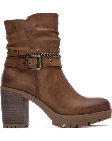 REFRESH 172917 CAMEL - BOTTINE AVEC BOUCLE ET CHAÎNE CAMEL