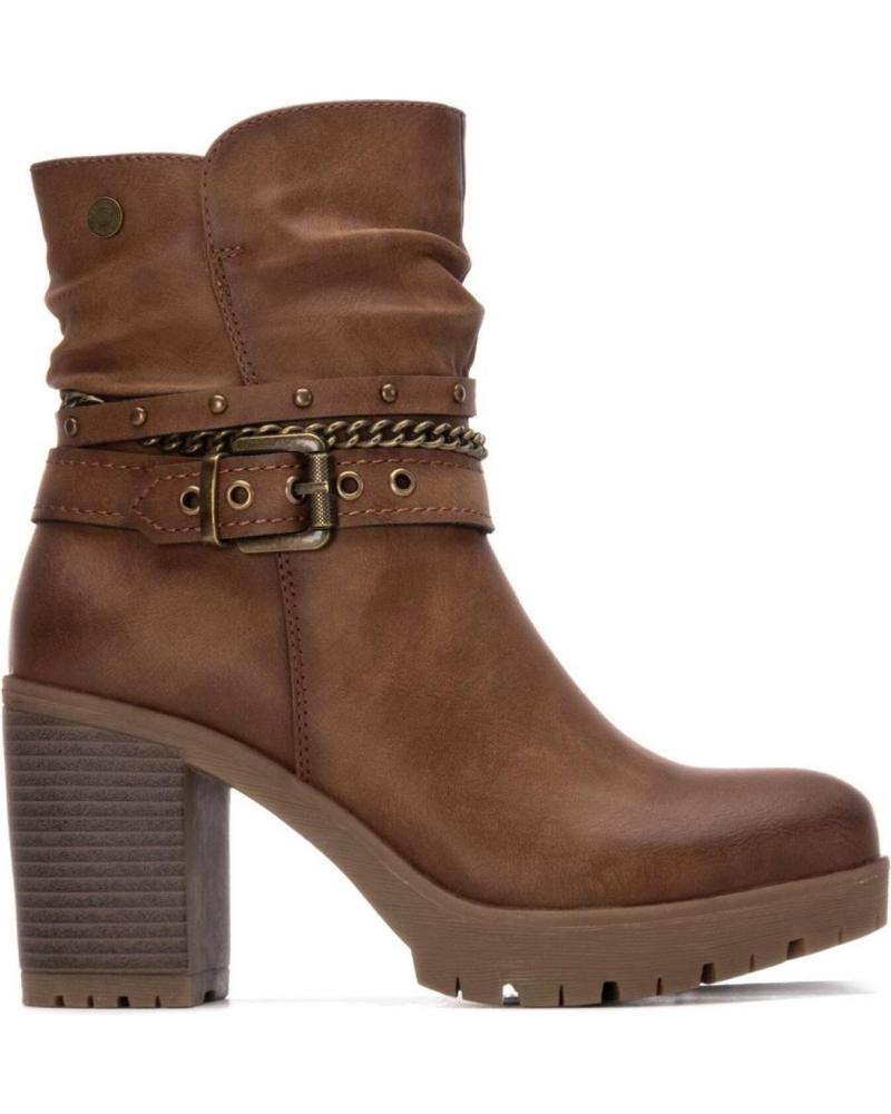 REFRESH 172917 CAMEL - BOTTINE AVEC BOUCLE ET CHAÎNE CAMEL