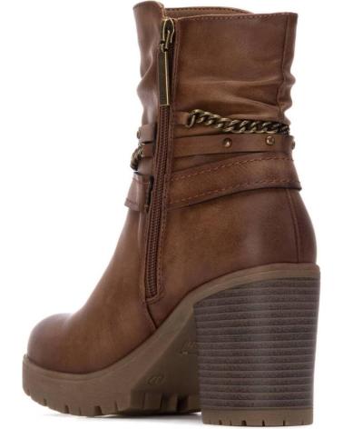 REFRESH 172917 CAMEL - BOTTINE AVEC BOUCLE ET CHAÎNE CAMEL