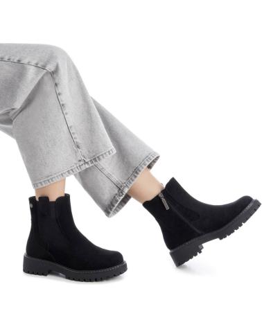 CHELSEA-STIEFELETTEN REFRESH 173027 SCHWARZ MIT PROFILSOHLE NEGRO