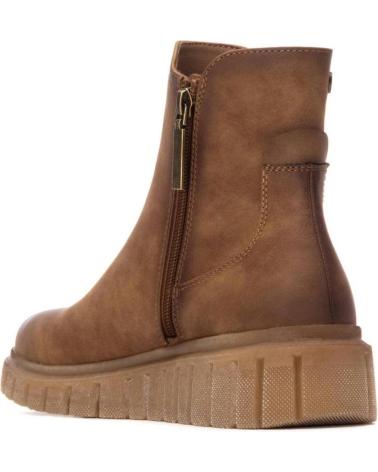 BOTÍN CHELSEA REFRESH 173211 CAMEL CON PLATAFORMA Y ELÁSTICOS LATERALES CAMEL