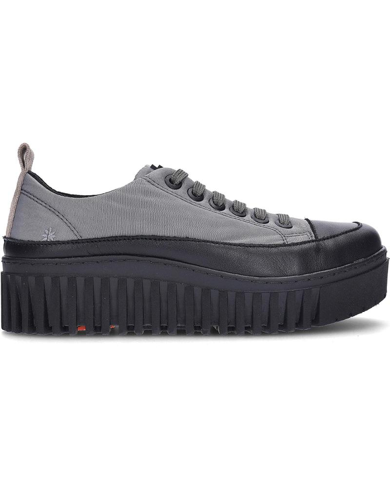 ART SNEAKERS BRIGHTON 1518 CON PLATFORM - GRIGIO/NERO GREYBLACK
