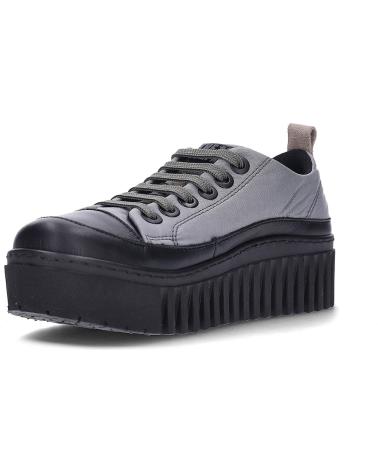 ART SNEAKERS BRIGHTON 1518 CON PLATFORM - GRIGIO/NERO GREYBLACK