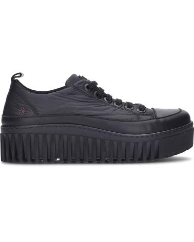 SNEAKERS ART BRIGHTON 1518 TOTALBLACK CON PLATEAU NEGRO