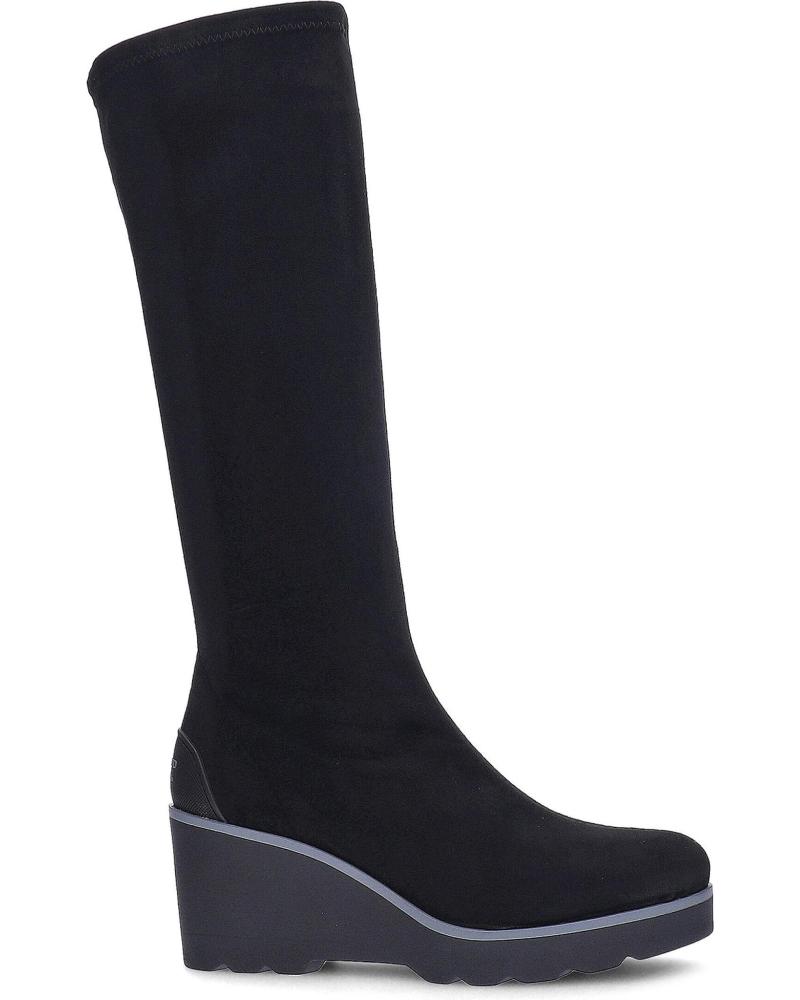 STIVALE ALTO PEDRO MIRALLES 27551 CAMOSCIO STRETCH NERO NEGRO